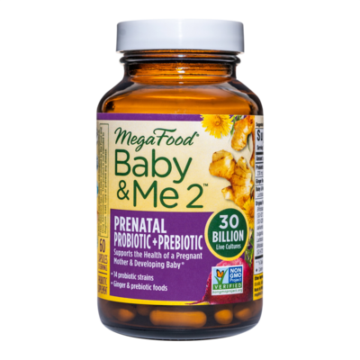 Baby & Me 2™ Prenatal Probiotic + Prebiotic 60 capsules