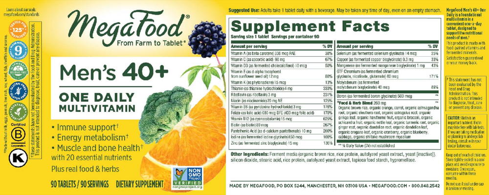 Product image for Men Over 40™ One Daily.