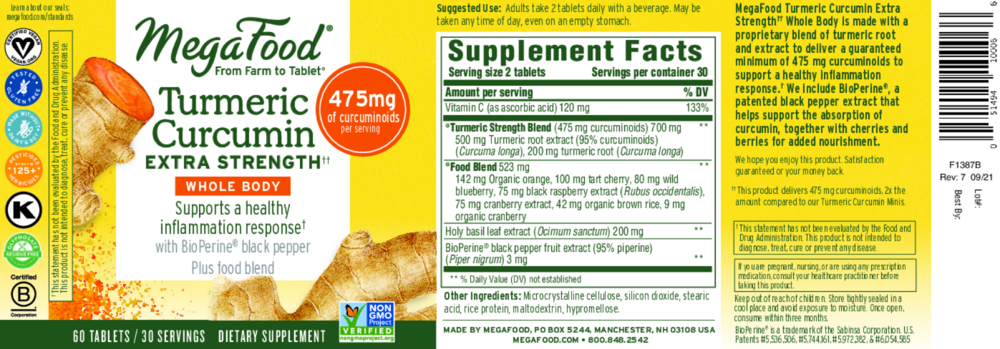 Product image for Turmeric Curcumin Extra Strength† - Whole Body.