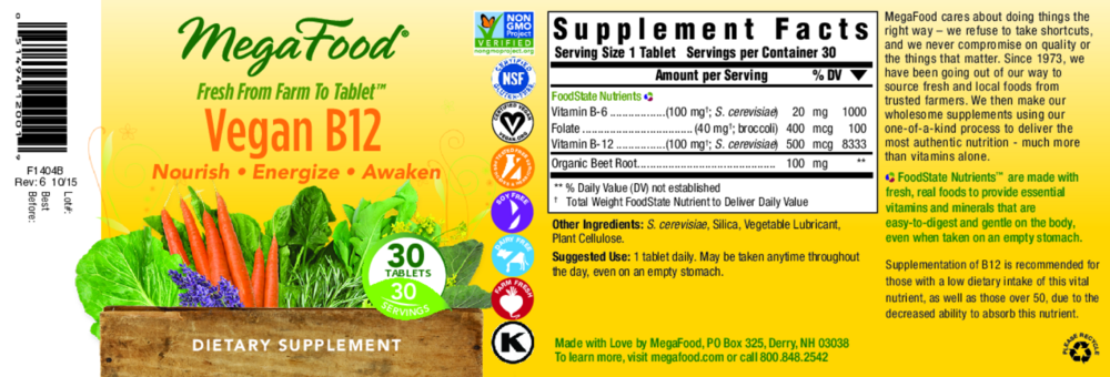 Product image for Vegan B12.