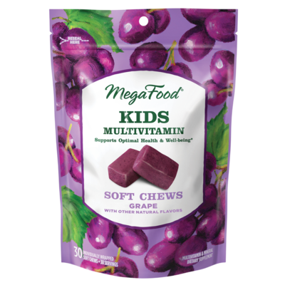 Kids Multi Soft Chew Grape 30 Chewables