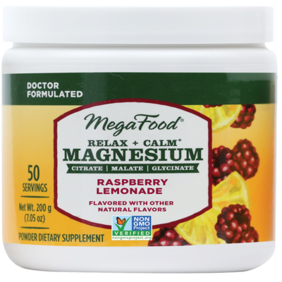 Relax + Calm Magnesium Powder-Raspberry Lemonade Flavor