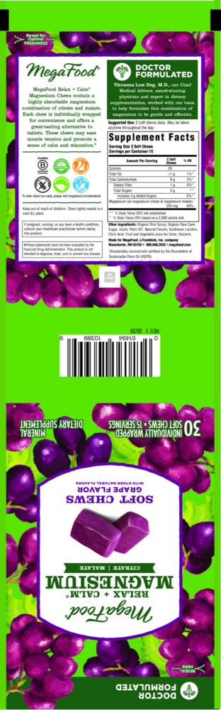 Product image for Relax + Calm Magnesium Soft Chews.