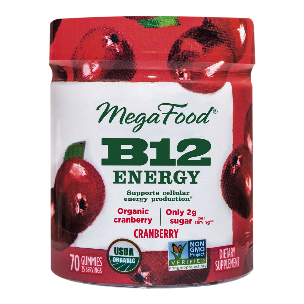 Product image for B12 Energy Gummies, Cranberry.