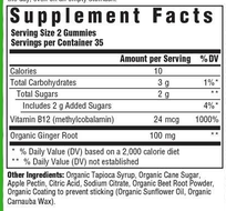Product image for B12 Energy Gummies, Ginger.
