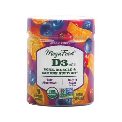 D3 Wellness 1000 IU Gummies, Mixed Fruit