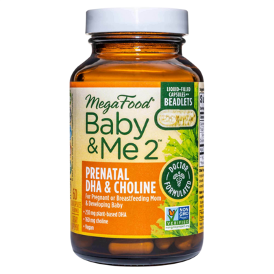 Baby & Me 2 Prenatal DHA & Choline 60 capsules Baby & Me 2 Prenatal DHA & Choline 60 capsules