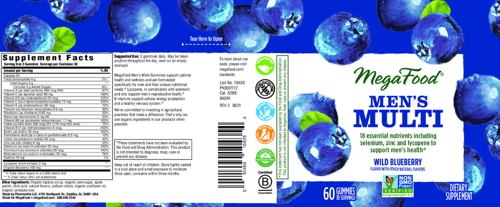 Product image for Gummies - Men&#39;s Multi.