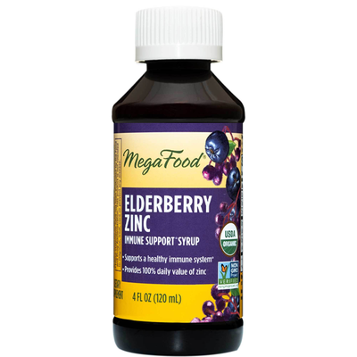 Elderberry Zinc Immune Support Syrup 4 Ounces