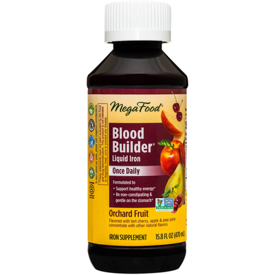 Blood Builder Liquid Iron Once Daily (15.8 Ounces) Product image for Blood Builder Liquid Iron Once Daily (15.8 Ounces). Discontinued.