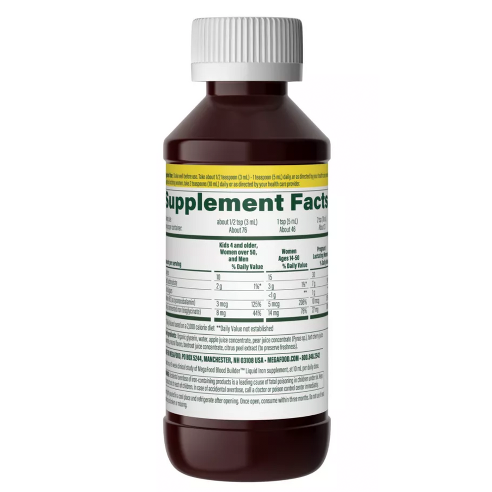 Product image for Blood Builder Liquid Iron Once Daily.
