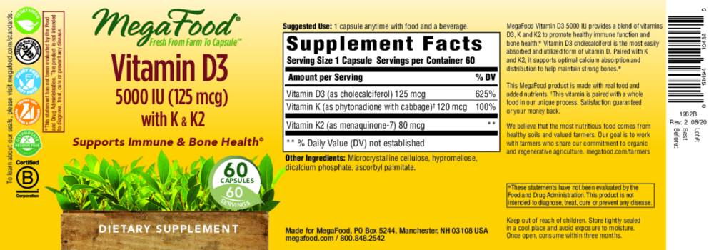 Product image for Vitamin D3 5000 IU.