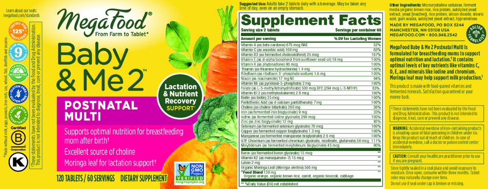 Product image for Baby &amp; Me 2™ Postnatal Multi.