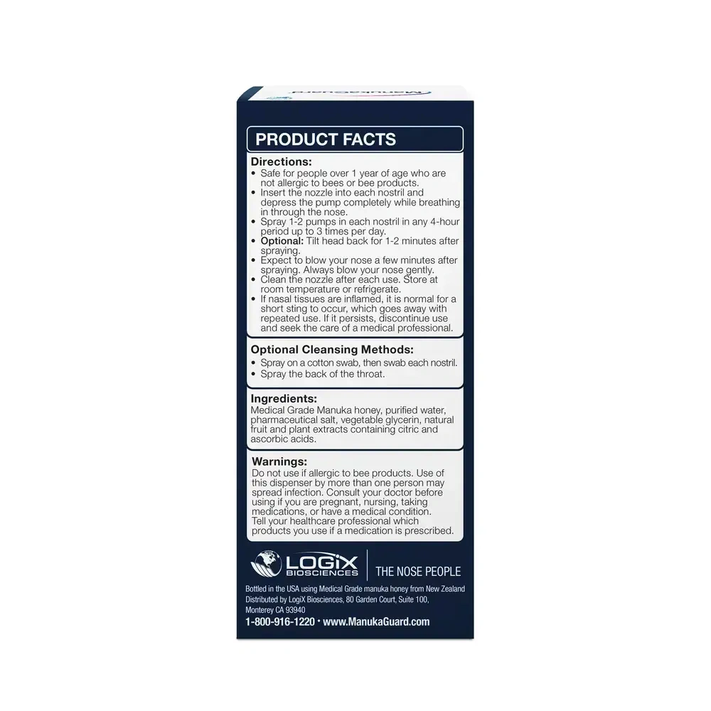 Product image for Deep Nasal Cleanse Nasal Spray, Medical Grade Manuka Honey.