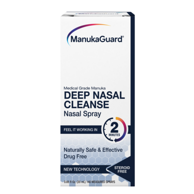 Deep Nasal Cleanse Nasal Spray, Medical Grade Manuka Honey