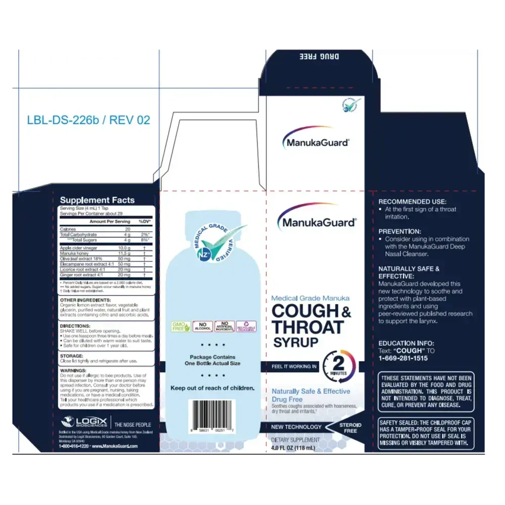 Product image for Cough &amp; Throat Syrup.