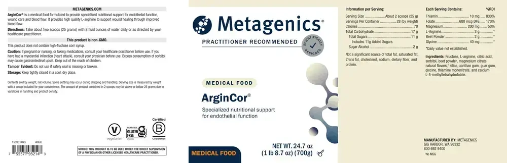 Product image for ArginCor®.