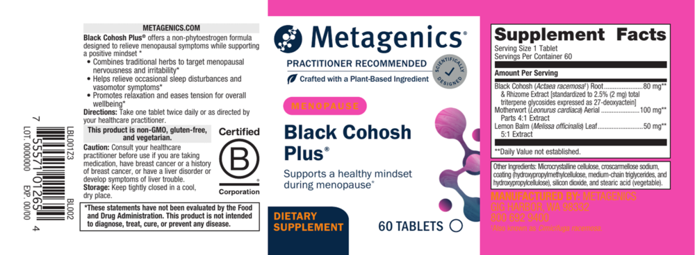Product image for Black Cohosh Plus®.
