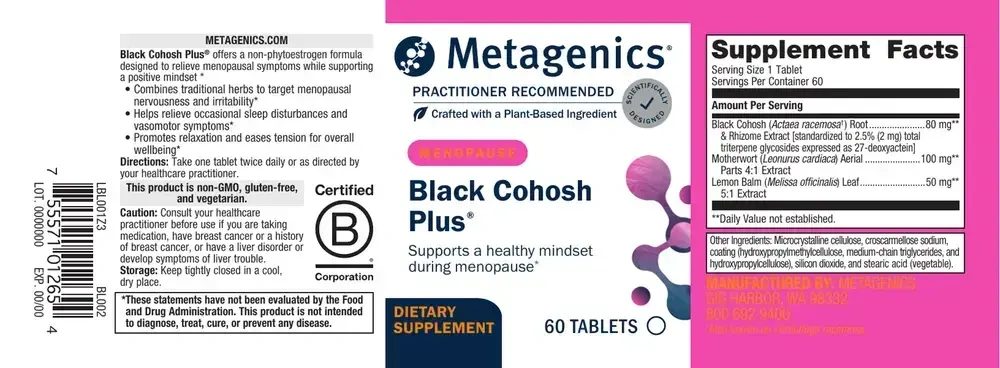 Product image for Black Cohosh Plus®.
