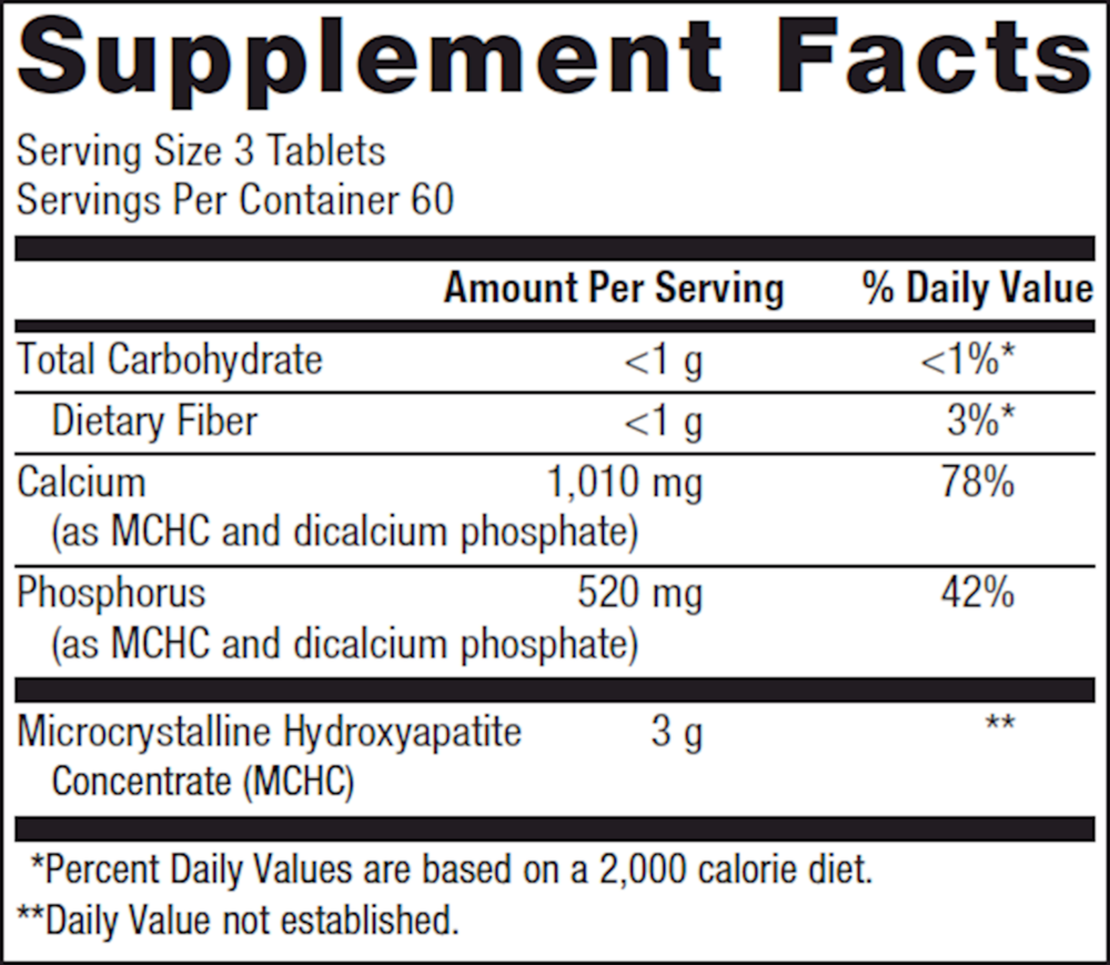 Product image for Bone Builder® Extra Strength (formerly Cal Apatite 1000).