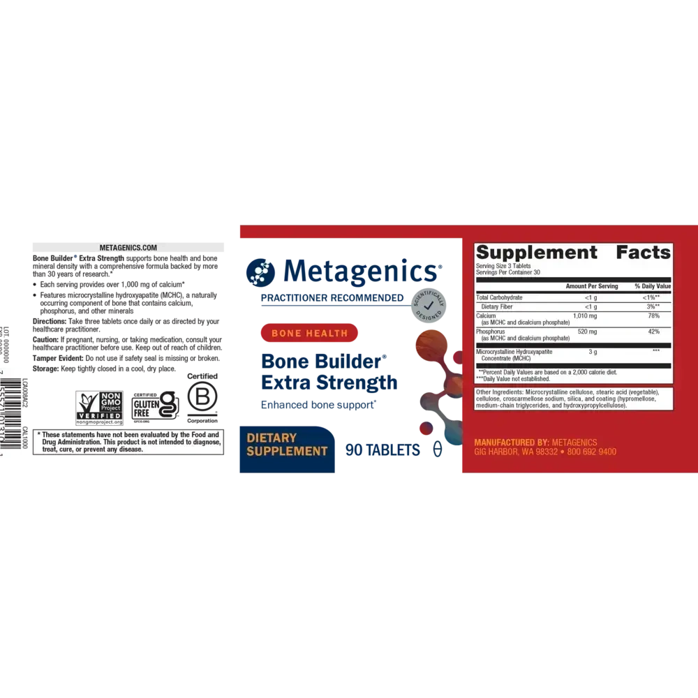Product image for Bone Builder® Extra Strength (formerly Cal Apatite 1000).