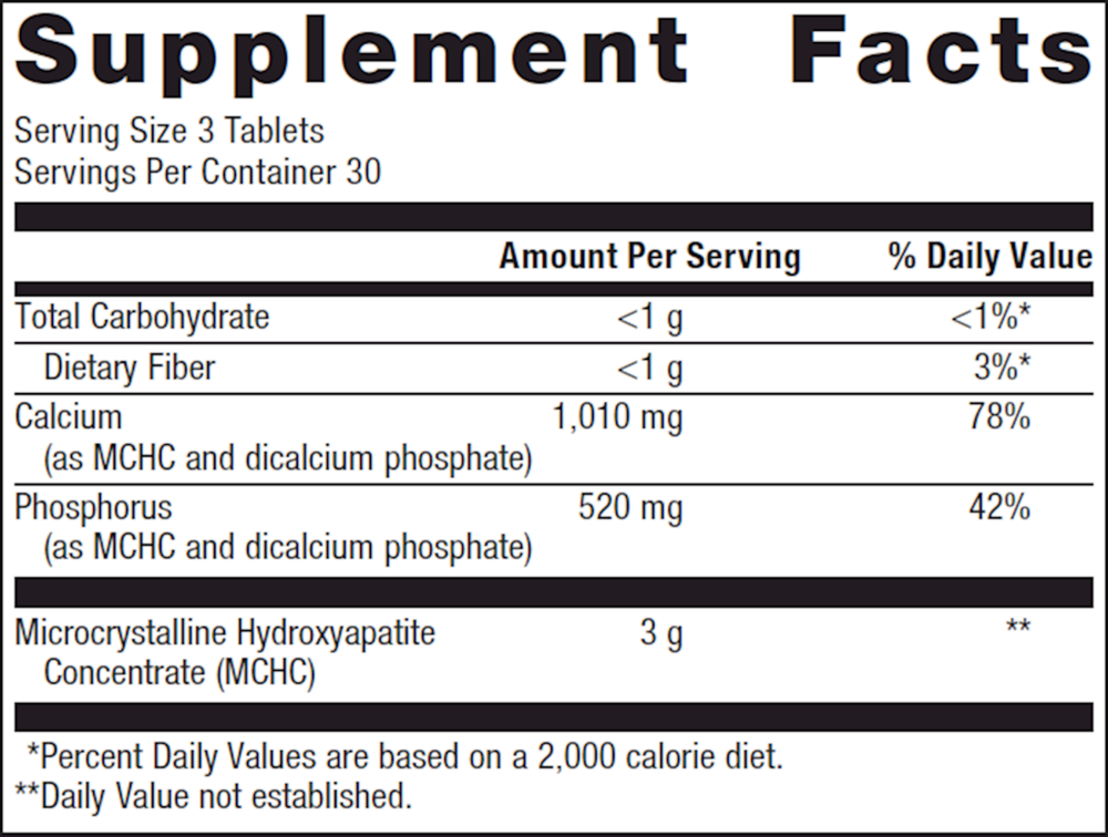 Product image for Bone Builder® Extra Strength (formerly Cal Apatite 1000).