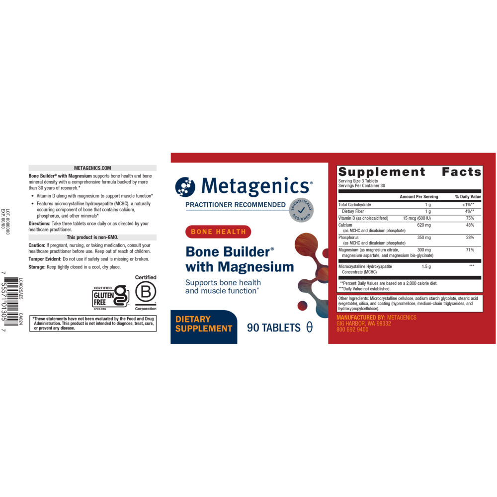 Product image for Bone Builder® with Magnesium.
