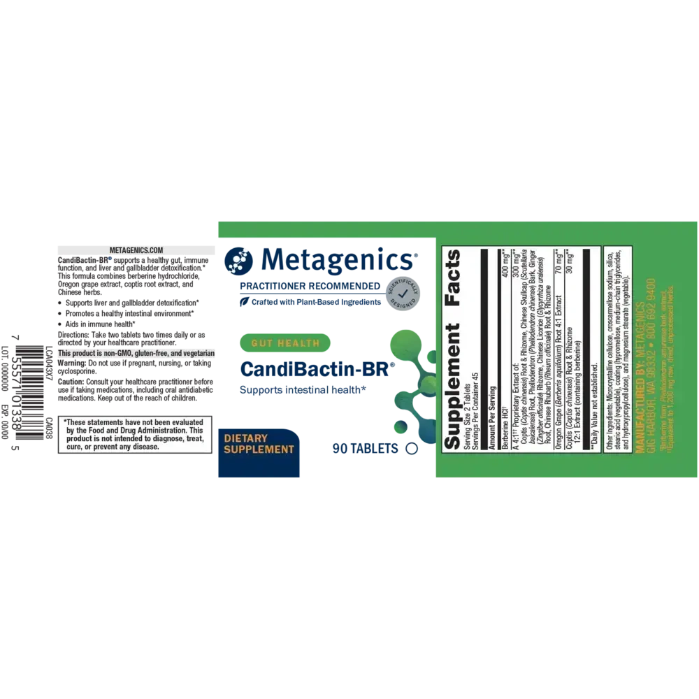Product image for CandiBactin-BR® - Concentrated Berberine formula for detox, intestinal health, and digestive support.