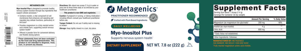 Product image for Myo-Inositol Plus.