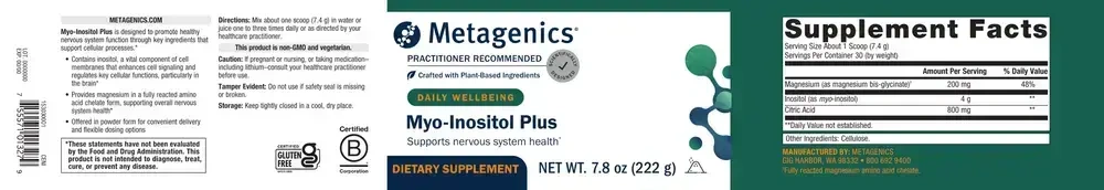 Product image for Myo-Inositol Plus.