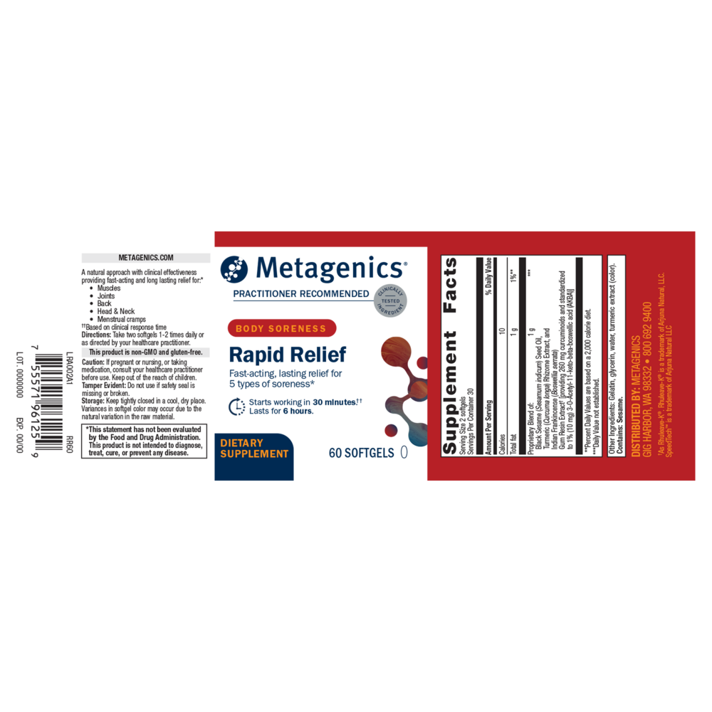 Product image for Rapid Relief.