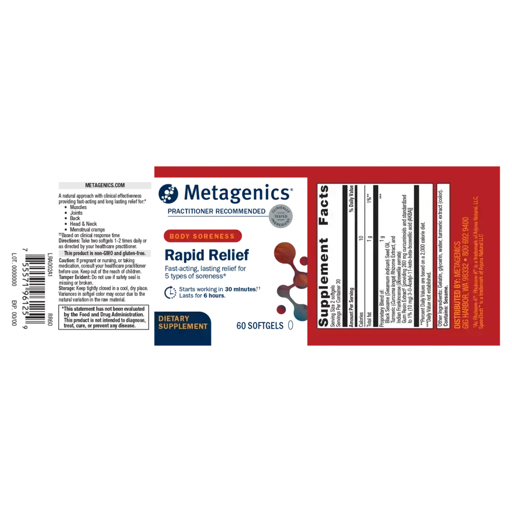 Product image for Rapid Relief.