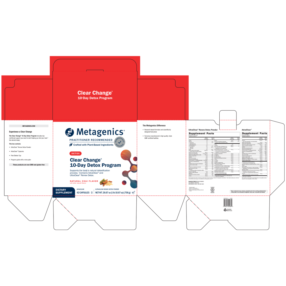 Product image for Clear Change®10-Day Detox Program Chai.