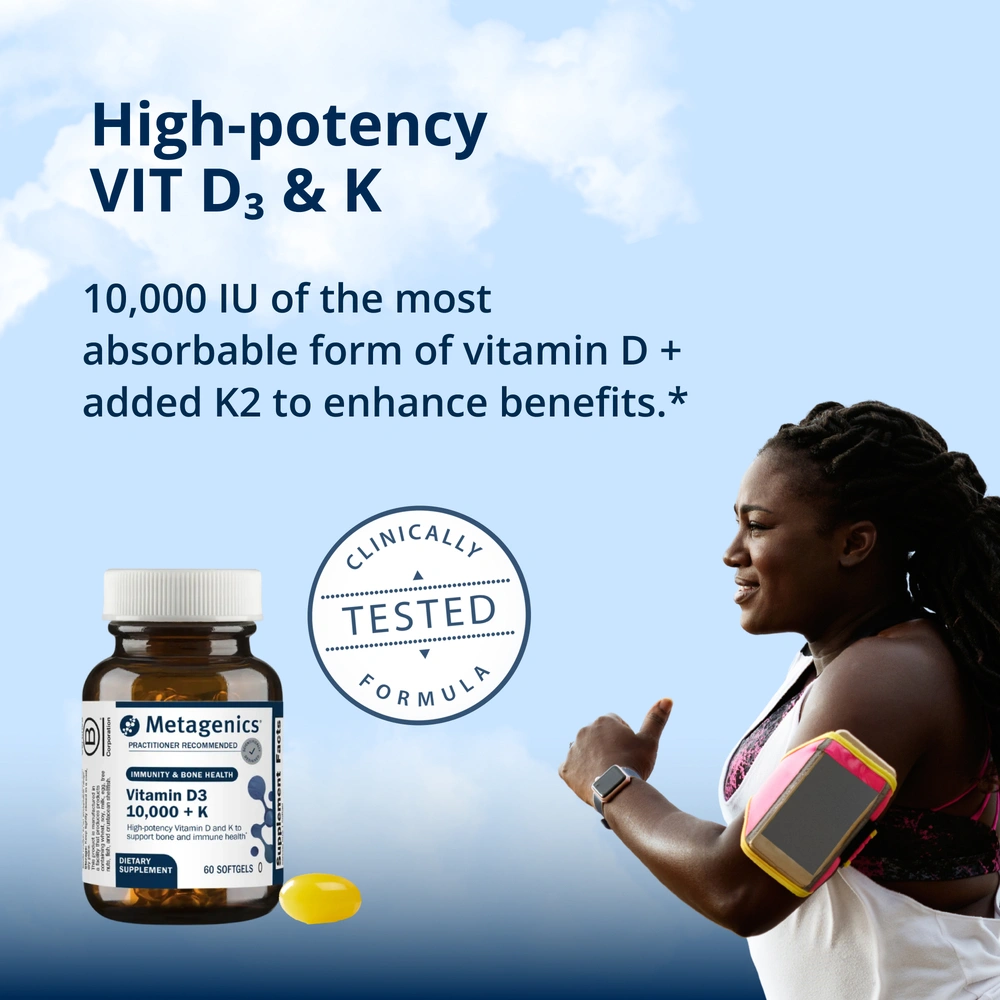 Product image for Vitamin D3 10,000 + K.
