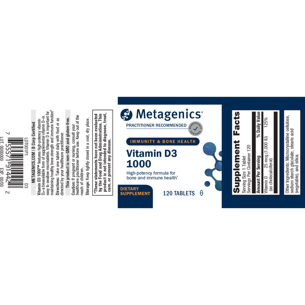 Product image for Vitamin D3 1000™.