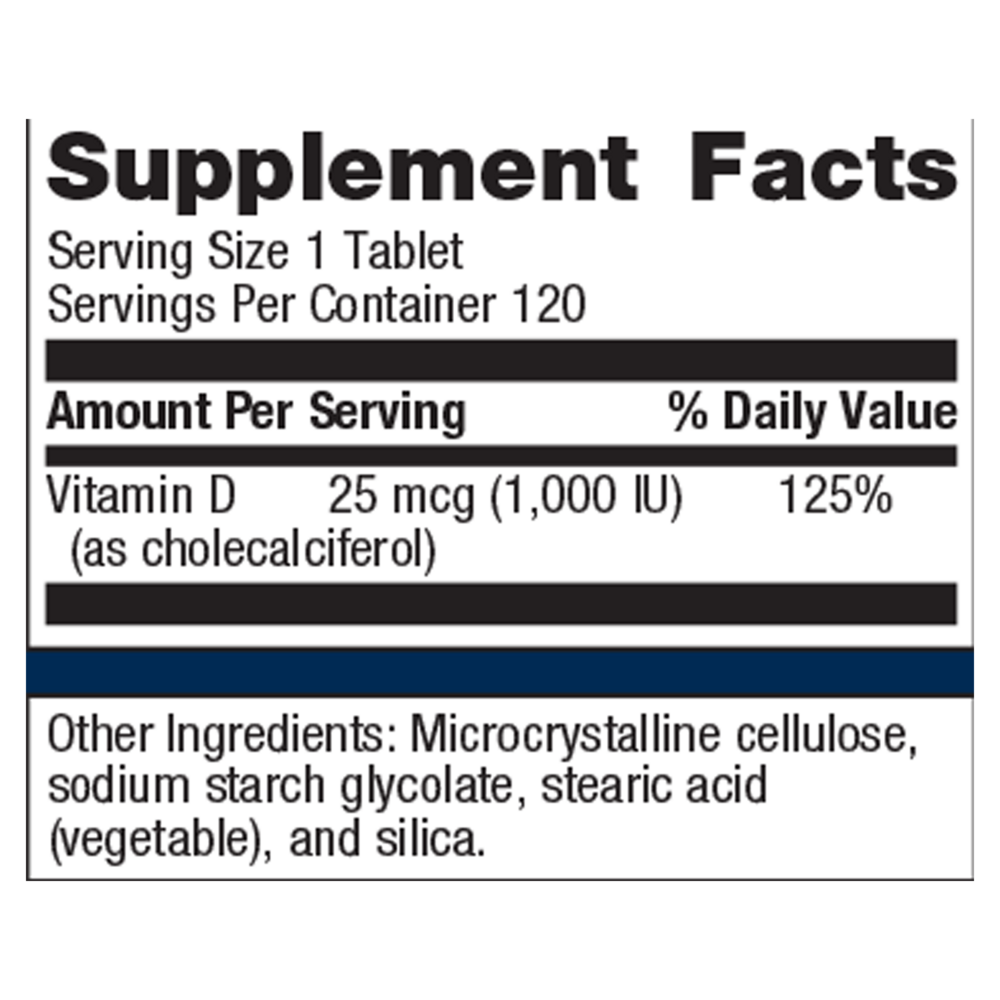 Product image for Vitamin D3 1000™.