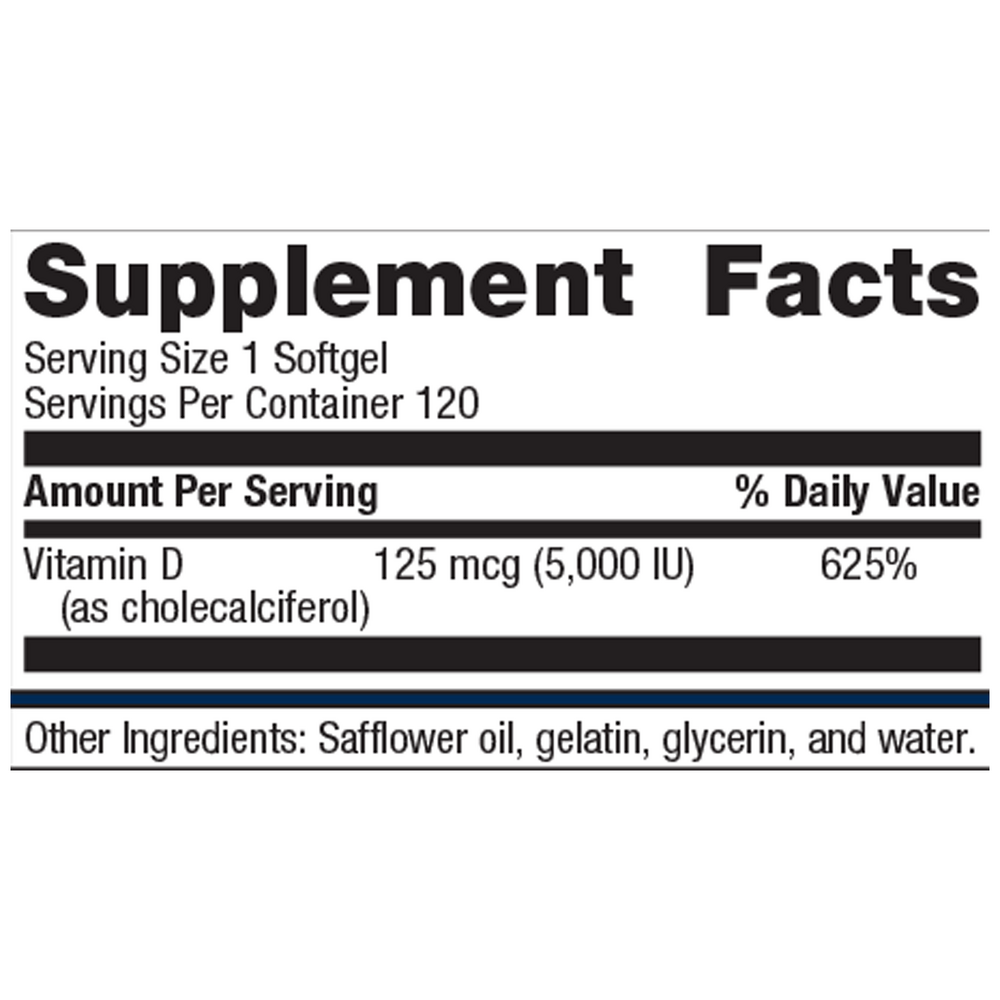 Product image for Vitamin D3 5000.