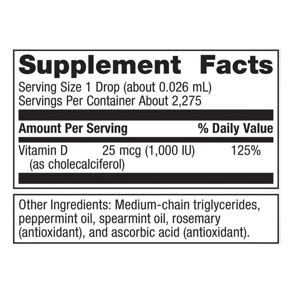 Product image for D3 Liquid Vitamin.