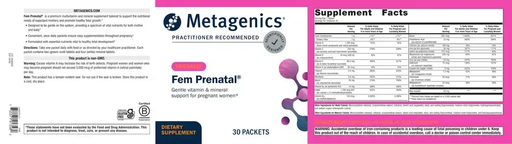 Product image for Fem Prenatal®.