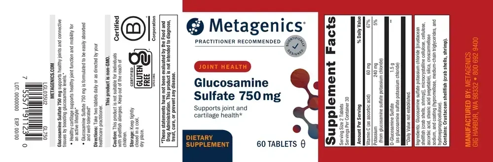 Product image for Glucosamine Sulfate 750™.