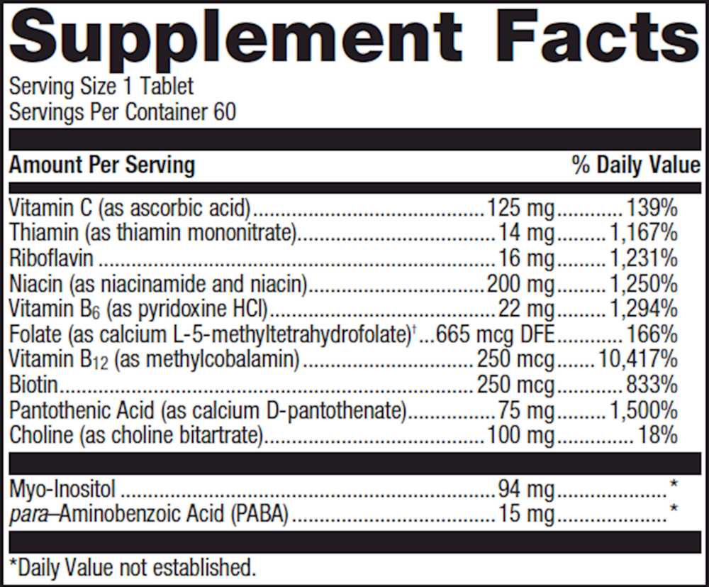 Product image for Vitamin B Complex (formerly Glycogenics®).
