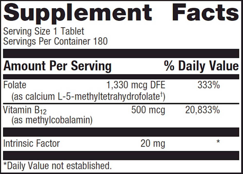 Product image for Intrinsi B12&#x2F;Folate™.