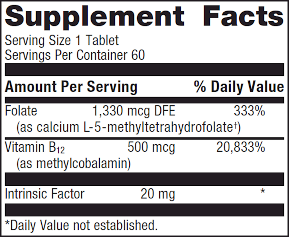 Product image for Intrinsi B12&#x2F;Folate™.