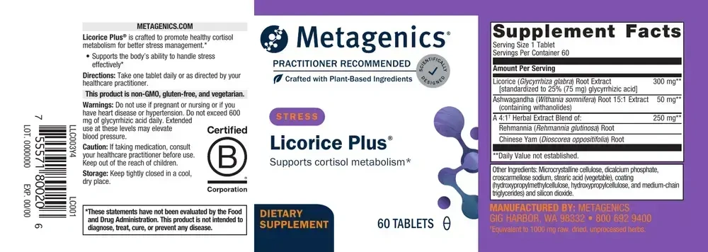 Product image for Licorice Plus®.