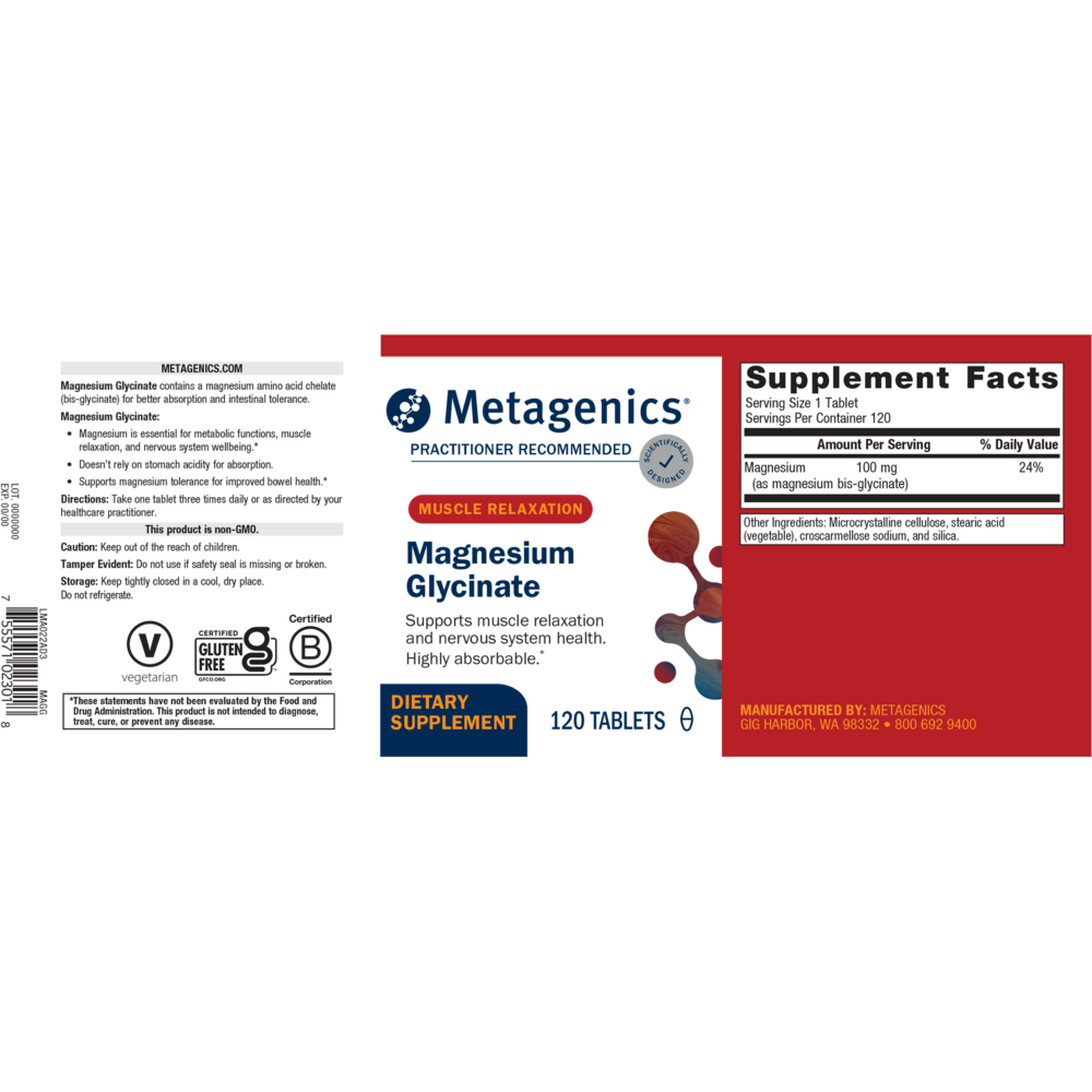 Product image for Magnesium Glycinate.