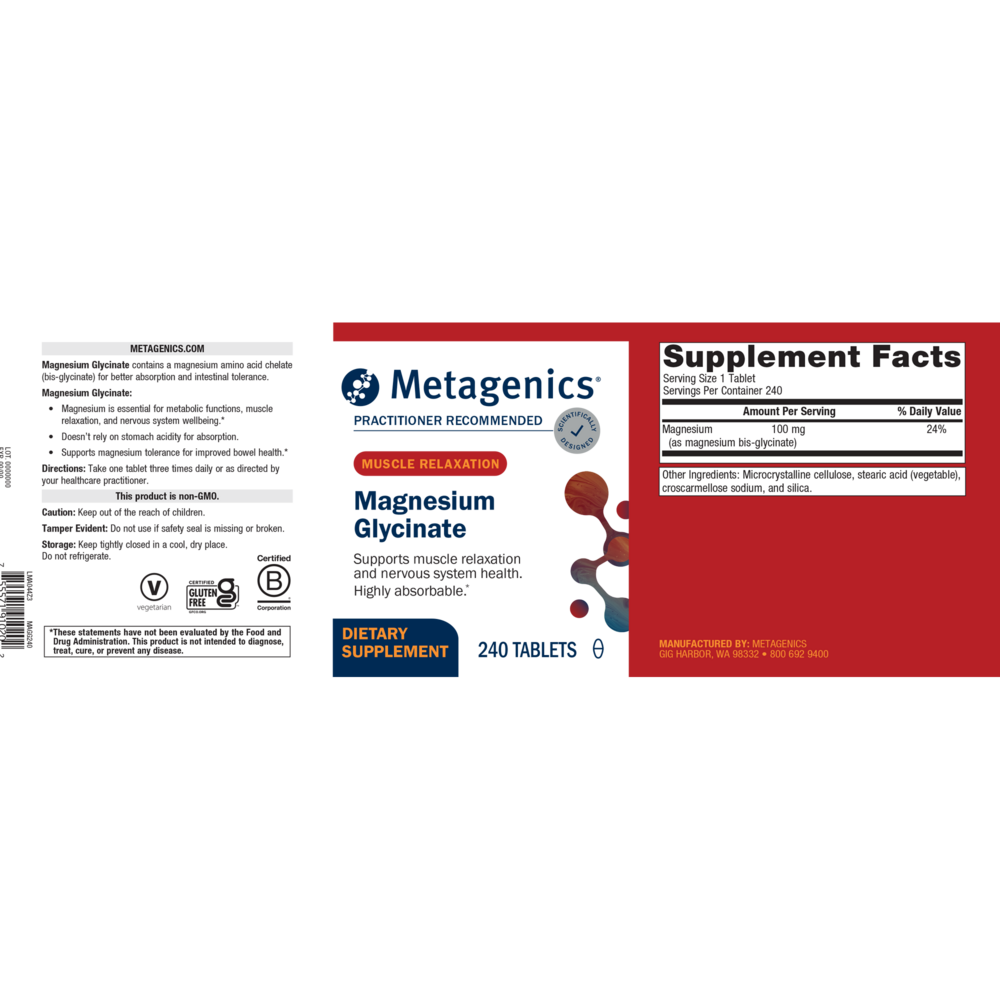 Product image for Magnesium Glycinate.
