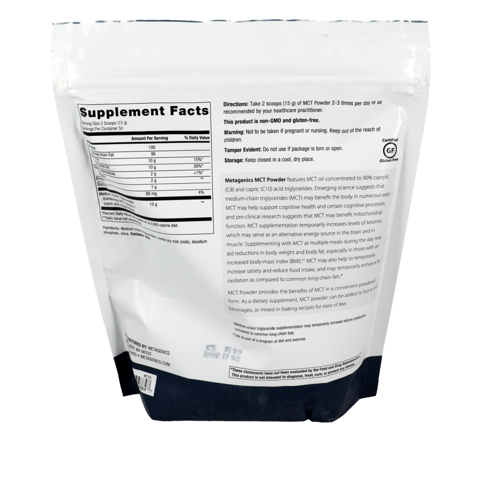 Product image for MCT Powder.