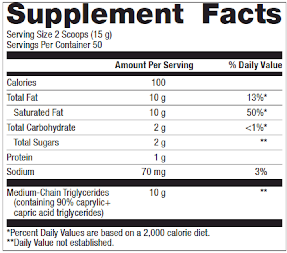 Product image for MCT Powder.