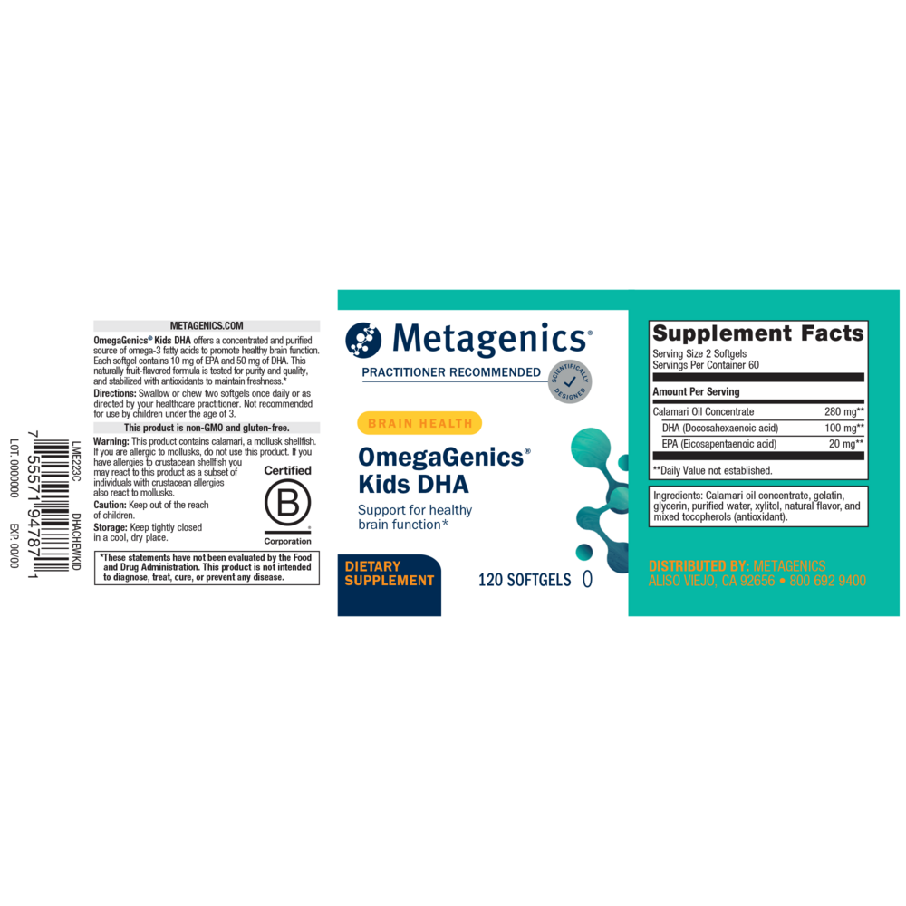 Product image for MetaKids™ DHA.