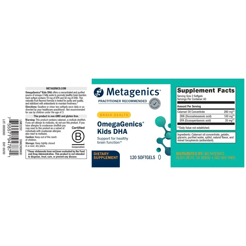 Product image for MetaKids™ DHA.